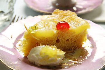 Image showing Pineapple Upside Down Cake