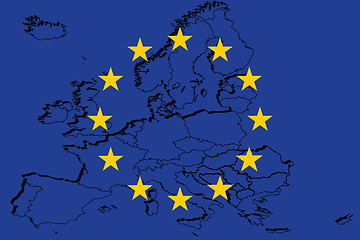 Image showing European Union flag