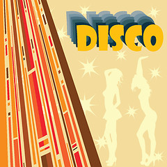 Image showing abstract disco background