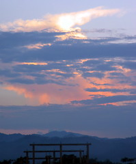 Image showing The night calls in. Luang Nam Tha. Laos