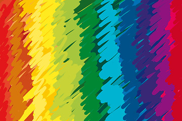 Image showing abstract color twirl background