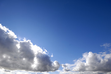 Image showing Clouds and blue sky