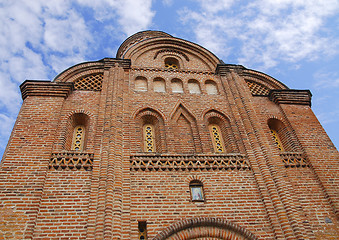 Image showing The brick wall of church