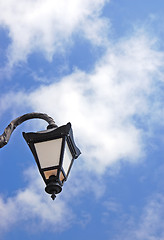 Image showing Street lamp and sky