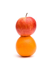 Image showing Apple and orange