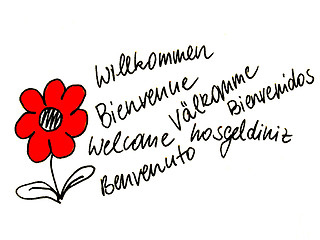 Image showing welcome