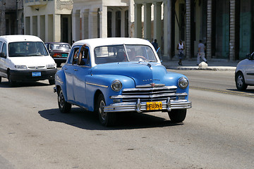 Image showing Old vintage car on the street. Havana, Cuba