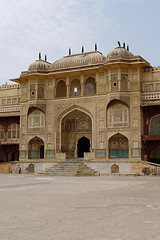 Image showing Abandoned temple in Amber Fort complex, India