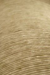 Image showing Abstract beige folded surface