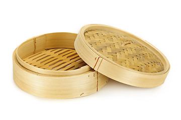 Image showing Bamboo steamer