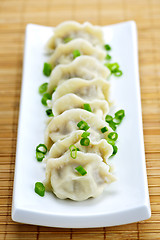 Image showing Plate of dumplings