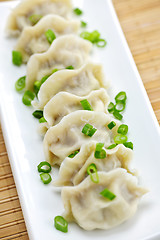 Image showing Plate of dumplings