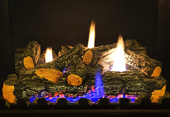 Image showing Gas fireplace