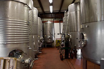 Image showing Aluminum Wine Barrels