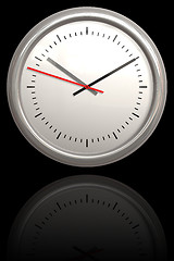Image showing Chrome Clock