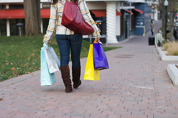 Image showing Woman Shopping