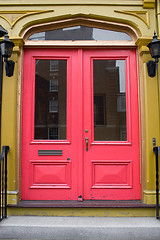 Image showing Red Doors
