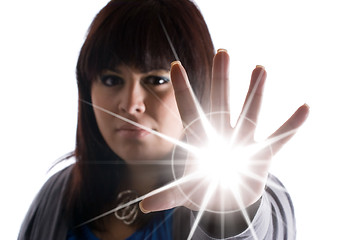 Image showing Woman with Super Powers