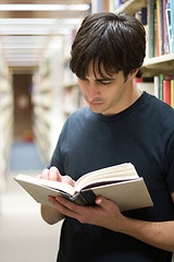 Image showing Student At the Library