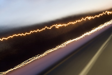 Image showing Light Trails