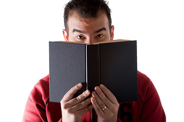 Image showing Man Reading a Book