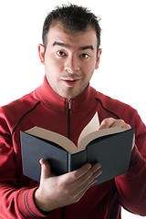 Image showing Man Reading a Book