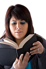 Image showing Woman Reading a Book