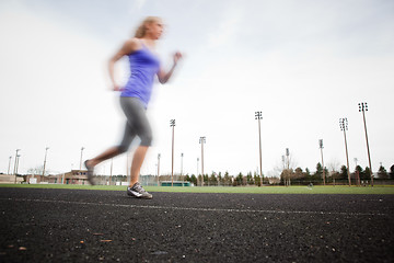 Image showing Woman exercise