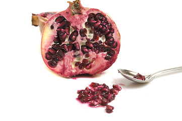 Image showing juicy pomegranate