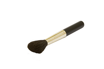 Image showing black round make-up brush isolated