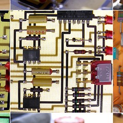 Image showing Printed circuits collage