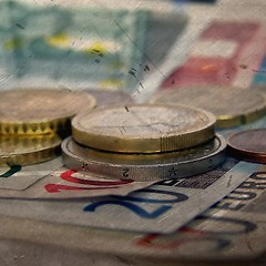 Image showing Grunge Euro background