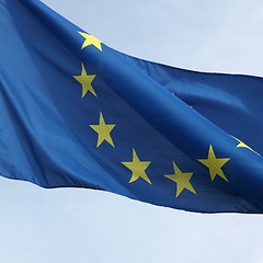 Image showing Flag of Europe