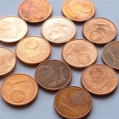 Image showing Euro coins