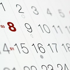 Image showing Calendar