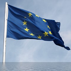 Image showing Flag of Europe