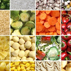 Image showing Food collage