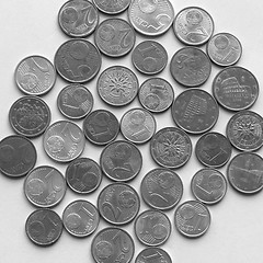 Image showing Euro coins