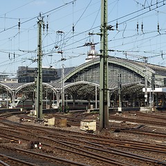 Image showing Trains in station