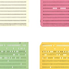 Image showing Punched card