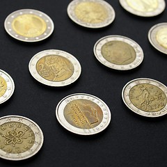 Image showing Euro coins