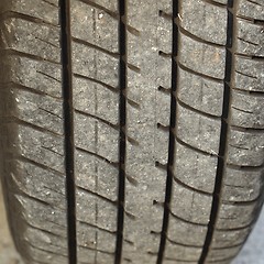 Image showing Wheel tyre