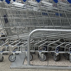 Image showing Shopping carts