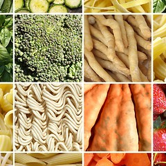 Image showing Food collage