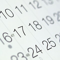 Image showing Calendar