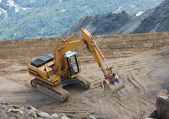 Image showing Mountain construction