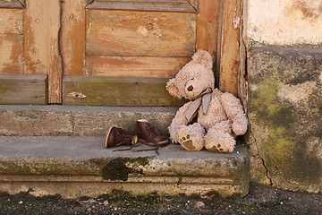 Image showing Teddy Bear in town