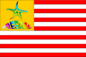 Image showing Flag of Freedom