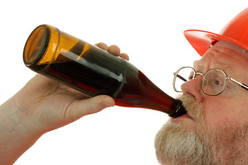 Image showing Drinking Beer