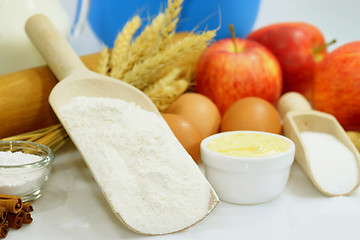 Image showing Baking ingredients